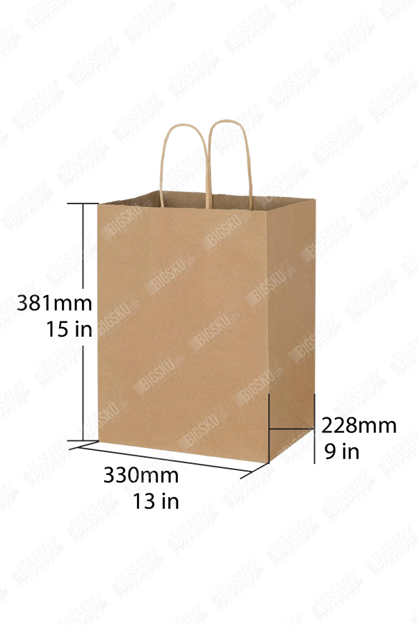 Kraft Paper Bag with Twisted Handle