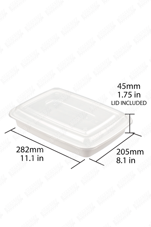 Take Out Food Container Set - Rectangular