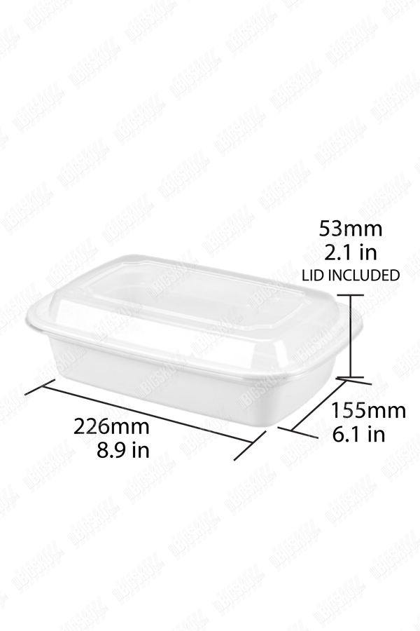 Take Out Food Container Set - Rectangular
