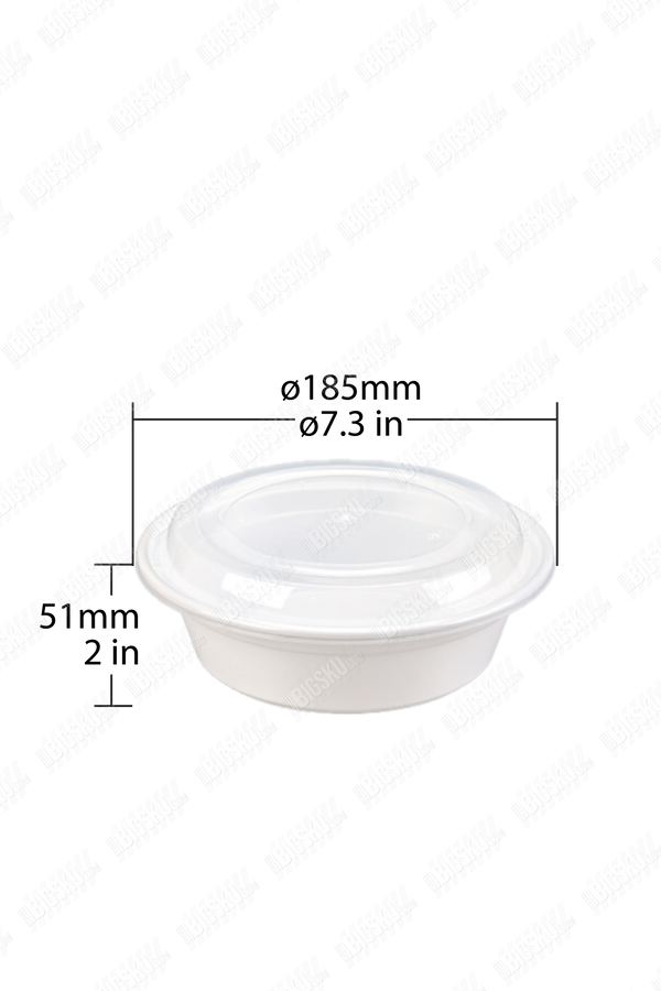 Take Out Food Container Set - Round