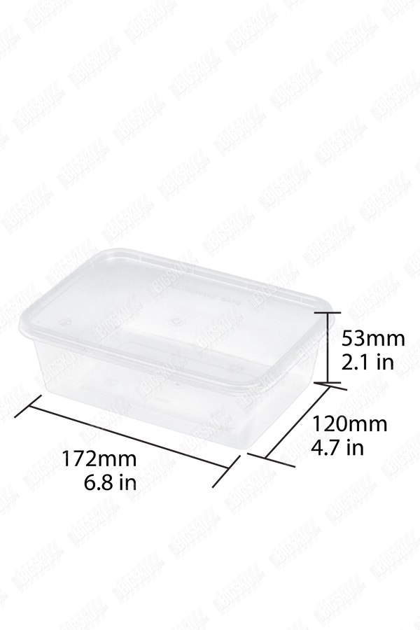 Take Out Food Container Set - Clear