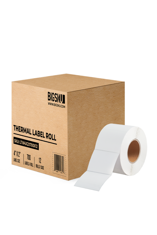 bigksu - thermal shipping label 4"x 2"