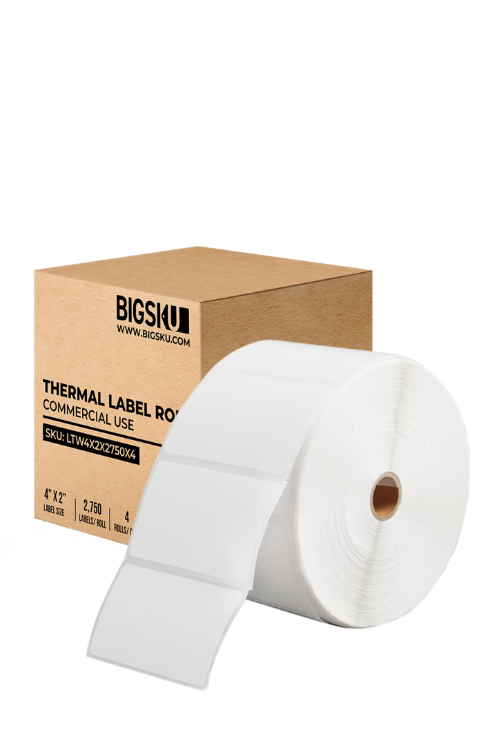 bigsku - thermal shipping label 4" x 2"