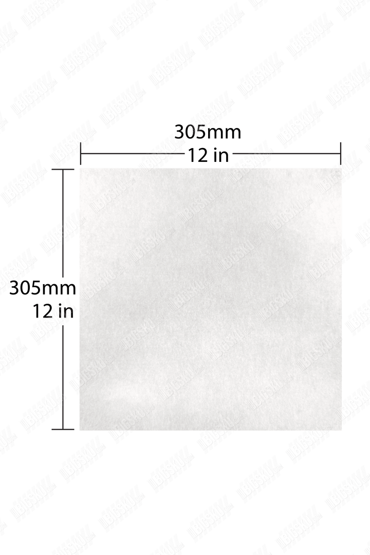 BIGSKU Dry Wax Paper  - White