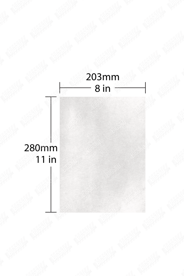 BIGSKU Dry Wax Paper  - White