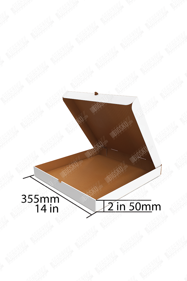 BIGSKU Corrugated Pizza Box - 14"