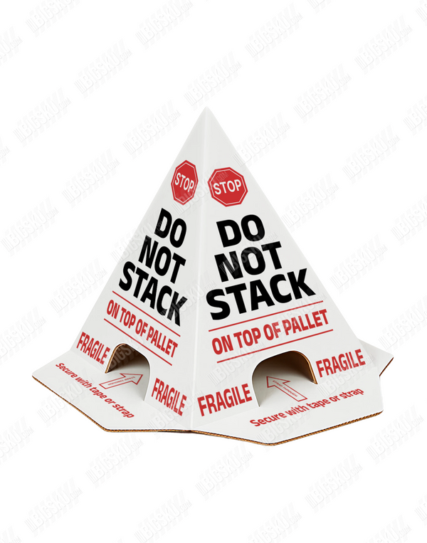 BigSKU pallet cone for freight handling and stacking control