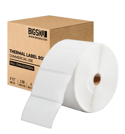 bigsku - thermal shipping label 4" x 2"