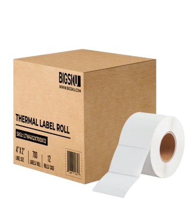 bigsku - thermal shipping label 4" x 2"