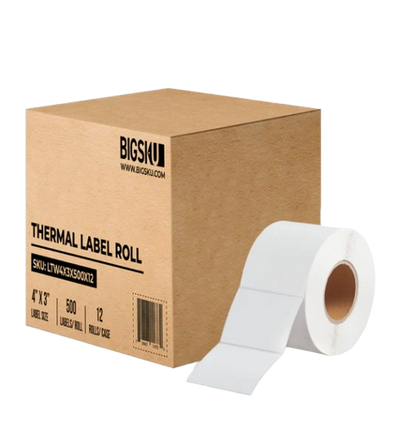 bigsku - thermal shipping label 4"x 3"