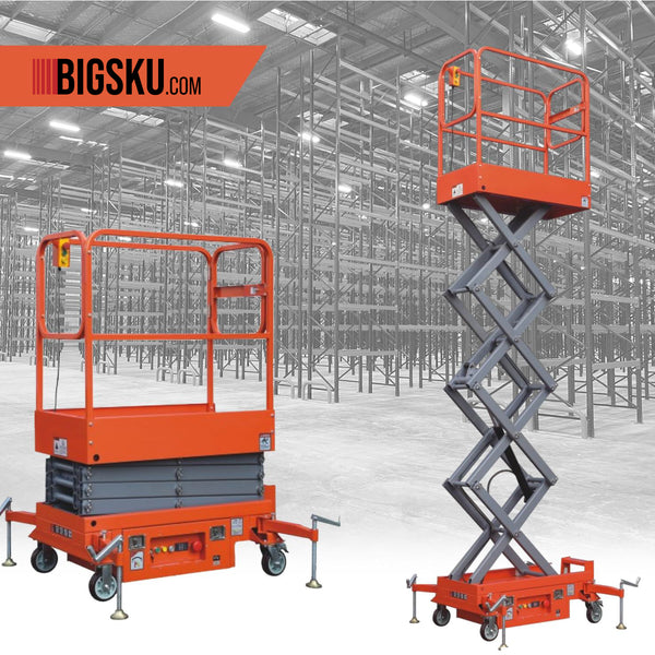 Semi-electric Hydraulic Scissor Lift