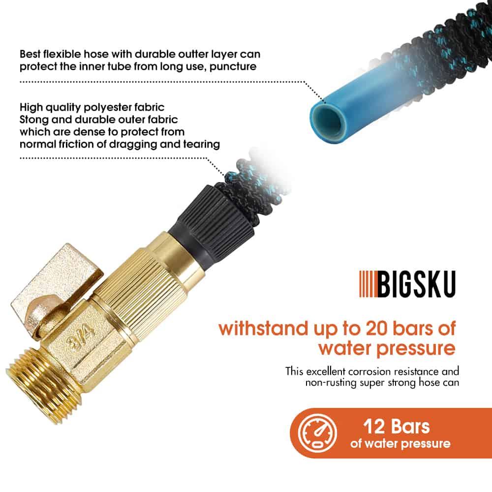 BIGSKU garden living supplies expandable lightweight garden hose details